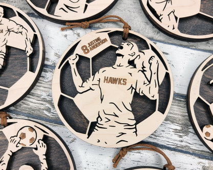 Stadium Series Spotlight Ornaments - Soccer Expansion Set - 16 Ornaments - SVG, PDF, AI File Download - Works with all Laser Types