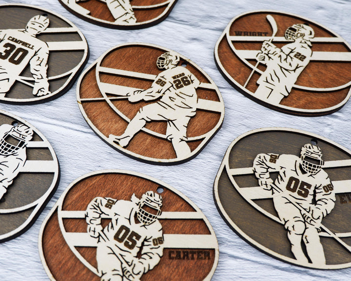 Stadium Series Spotlight Ornaments - Hockey Expansion Set - SVG, PDF, AI File Download - Works with all Laser Types