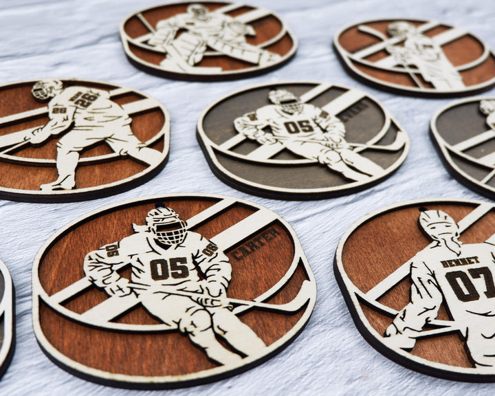 Stadium Series Spotlight Ornaments - Hockey Expansion Set - SVG, PDF, AI File Download - Works with all Laser Types