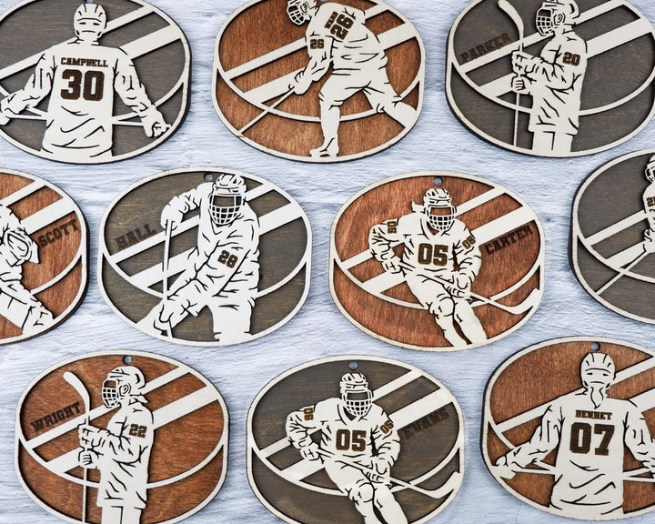 Stadium Series Spotlight Ornaments - Hockey Expansion Set - SVG, PDF, AI File Download - Works with all Laser Types