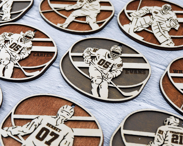 Stadium Series Spotlight Ornaments - Hockey Expansion Set - SVG, PDF, AI File Download - Works with all Laser Types