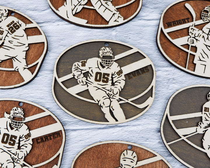 Stadium Series Spotlight Ornaments - Hockey Expansion Set - SVG, PDF, AI File Download - Works with all Laser Types
