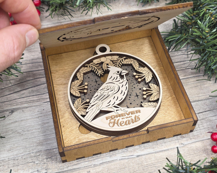 Ornament Gift Boxes - 8 Designs - Fits all wood thicknesses - SVG, PDF, AI Files - Works on all Lasers