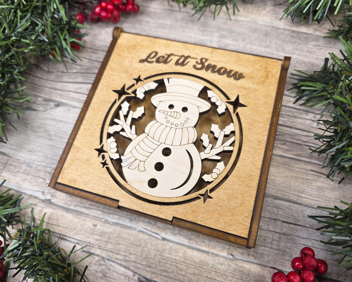 Ornament Gift Boxes - 8 Designs - Fits all wood thicknesses - SVG, PDF, AI Files - Works on all Lasers
