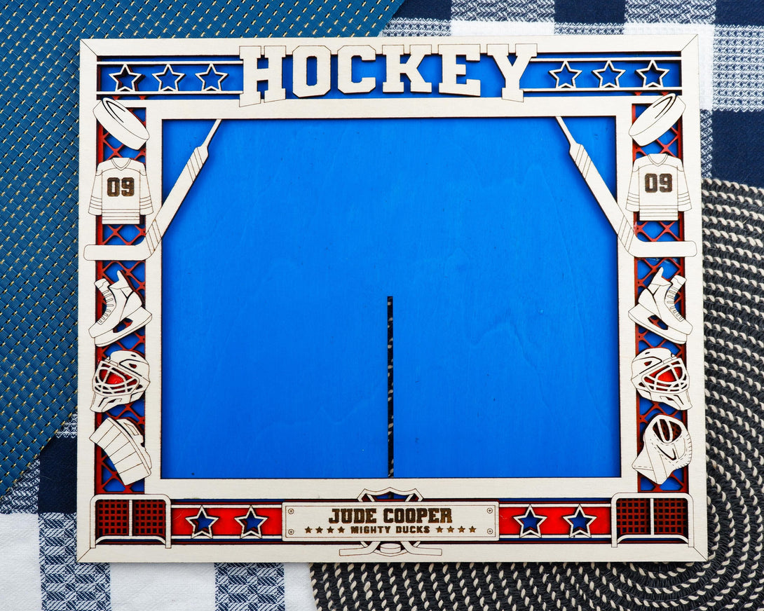Hockey goalie Icon Frames - Includes Frame Sizes 4x6, 5x7, 8x10 in Lan ...
