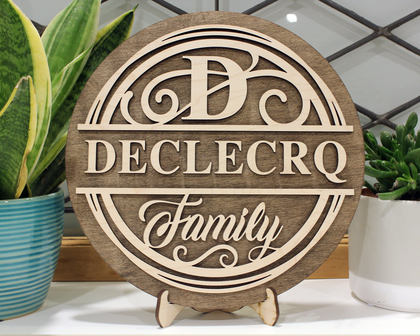 Personalized Home Signage Set - 10 Designs Included - 260 files - Built in Template - SVG File Download - Sized for Glowforge