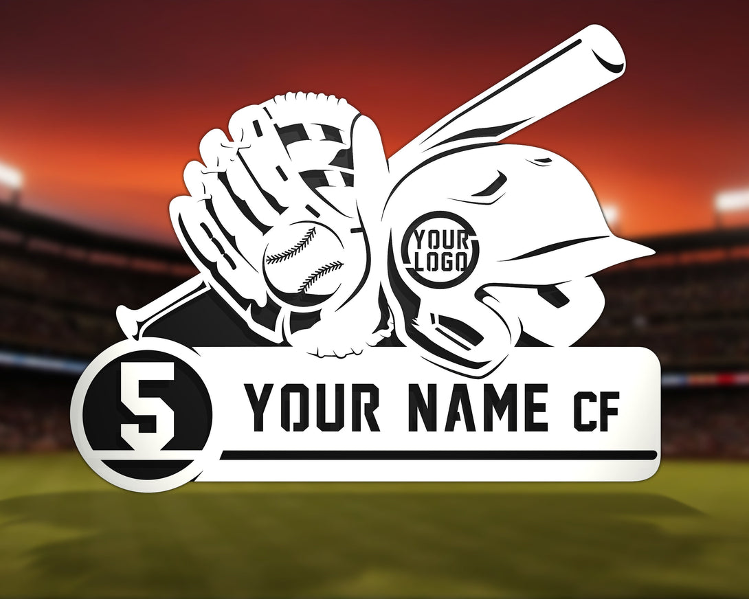 Stadium Series Baseball Signage - 3 Designs Included and two backing o ...