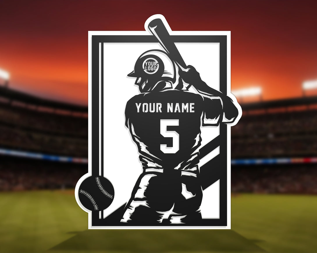 Stadium Series Baseball Signage - 3 Designs Included and two backing o ...