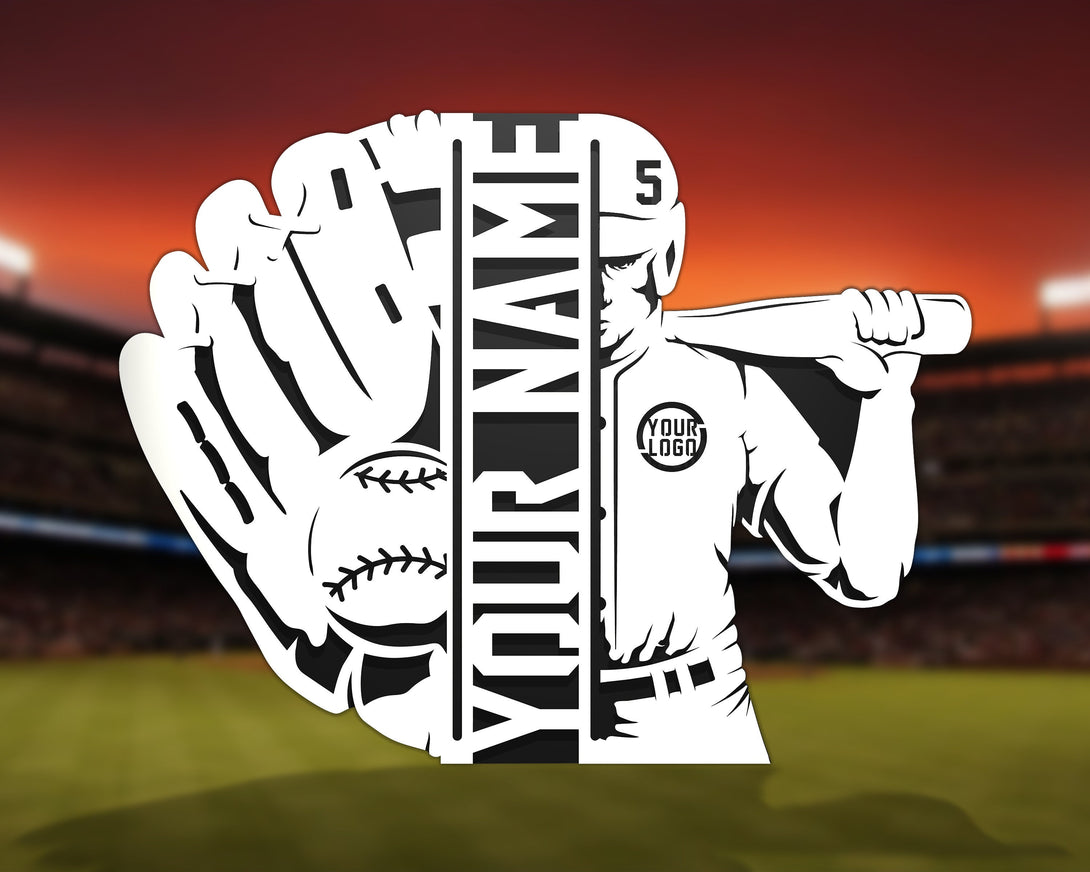 Stadium Series Baseball Signage - 3 Designs Included and two backing o ...