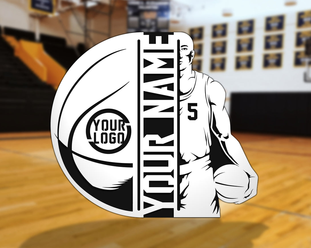 Screen. Sign Basketball Stadium Series Basketball Signage - 3 Designs Included and two backing ...