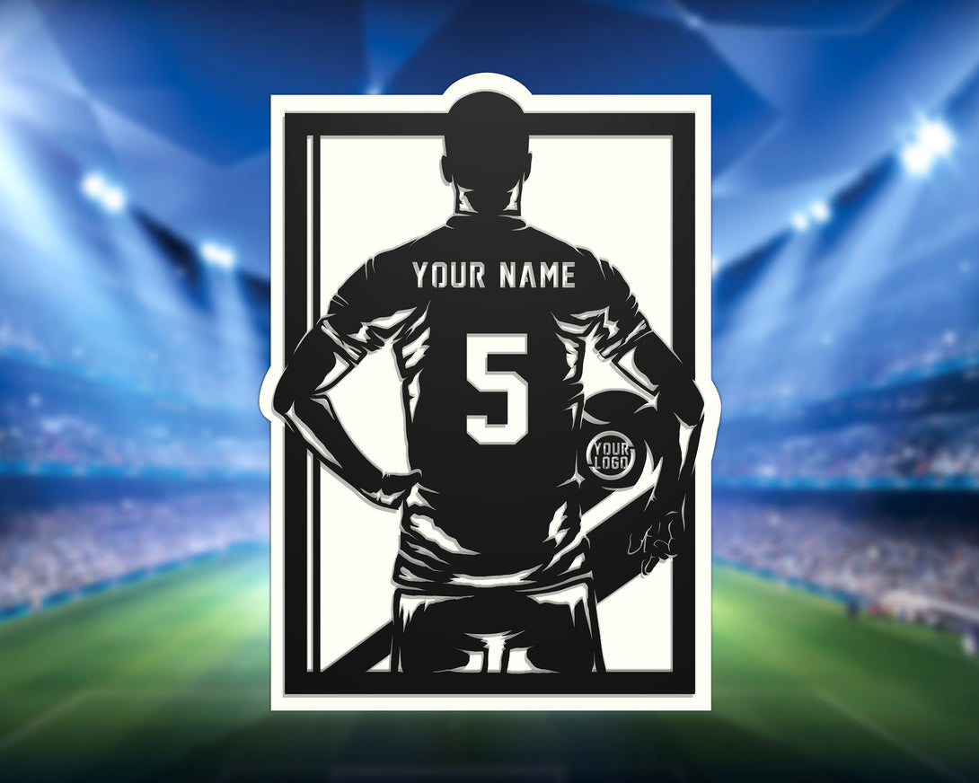 Stadium Series Soccer Signage - 3 Designs Included and two backing opt ...