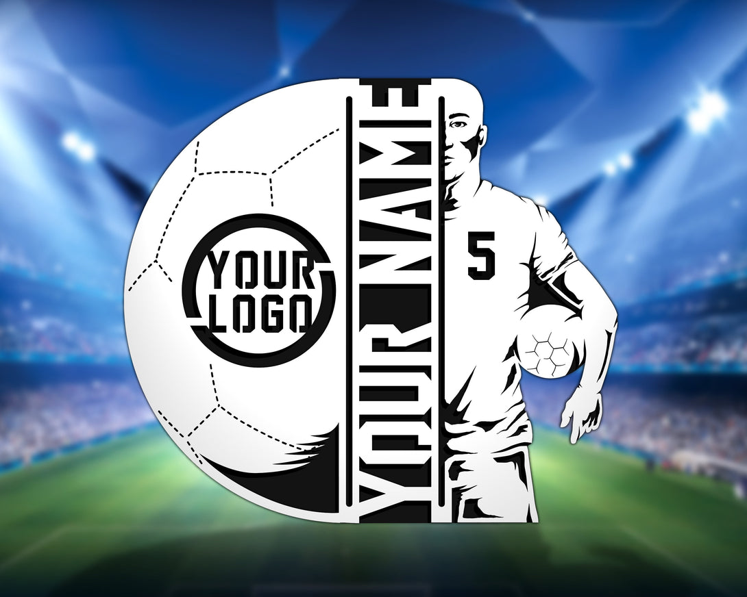 Stadium Series Soccer Signage - 3 Designs Included and two backing opt ...
