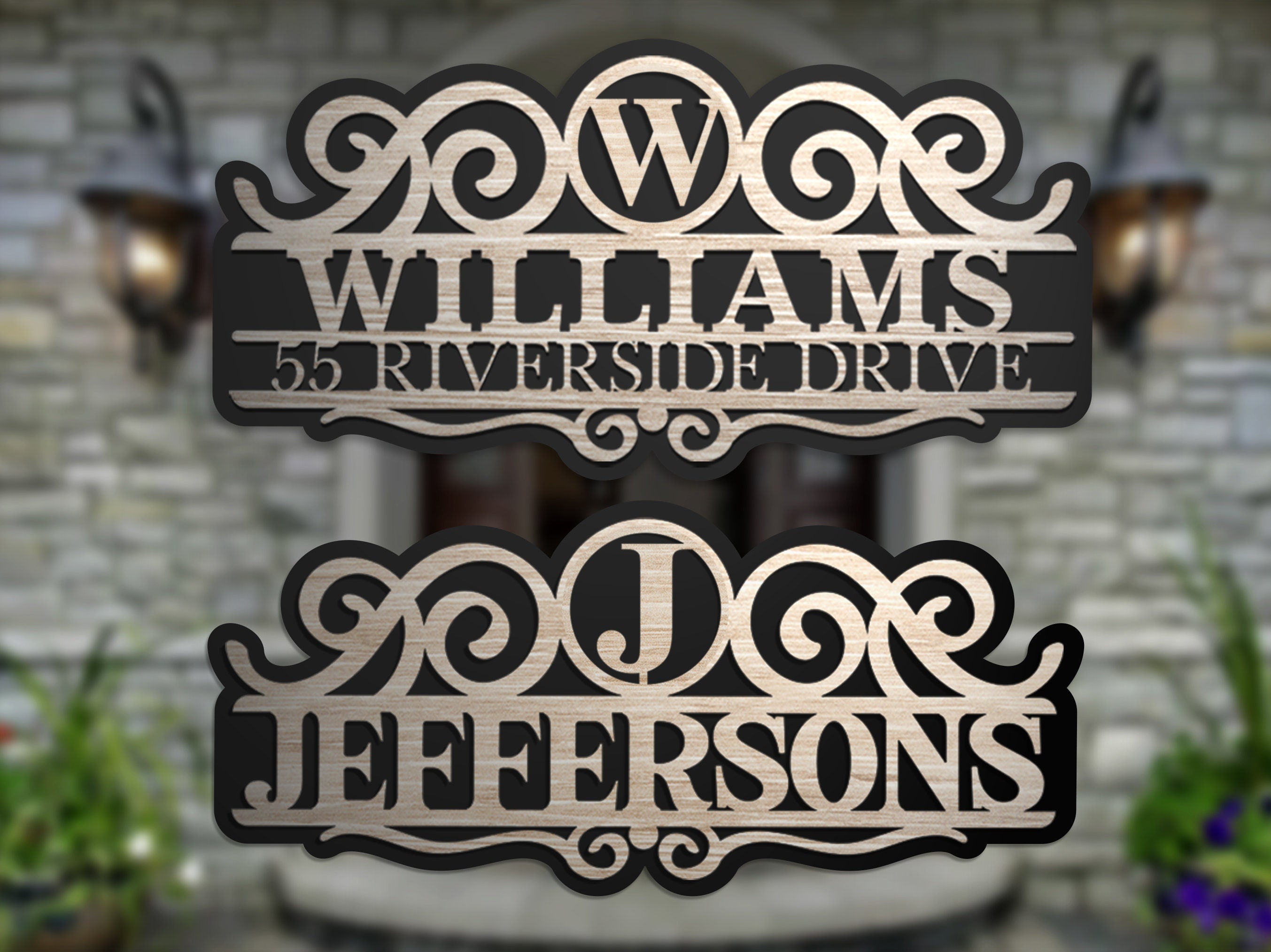 Mailing Address Signs The Everything Address Signs - 2 Designs, 4 Variations, 26 Letters inc ...