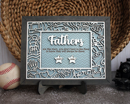 The Amazing Dad Customizable Sign  - SVG File Download - Sized for Glowforge - Fathers Day