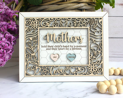 The Beautiful Mom Customizable Sign  - SVG File Download - Sized for Glowforge - Mothers Day