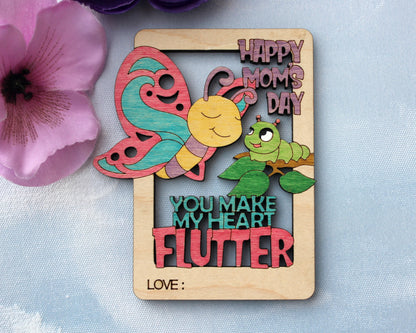 Mothers Day DIY Card Craft - SVG File Download - Sized & Tested on Glowforge