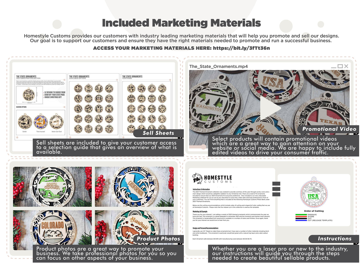 Military Mega Ornament Bundle - 112 Unique designs - SVG, PDF, AI File Download - Sized for Glowforge