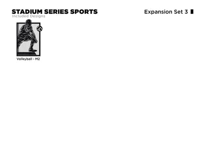 Stadium Series Sports Signage Expansion Set 3 - 30 Designs - SVG File Download - Sized for Glowforge