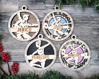 Dance Jazz - Stadium Series Ornaments - 4 Unique designs - SVG, PDF, AI File Download - Sized for Glowforge