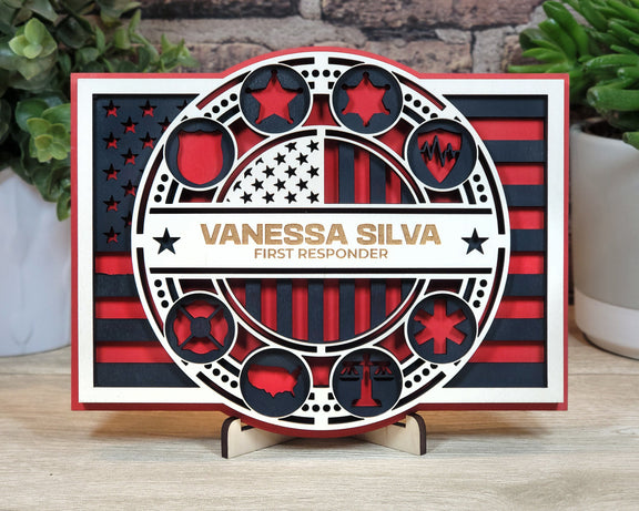 The Rescue Series Signage - First Responder - 9 Designs - SVG File Dow ...