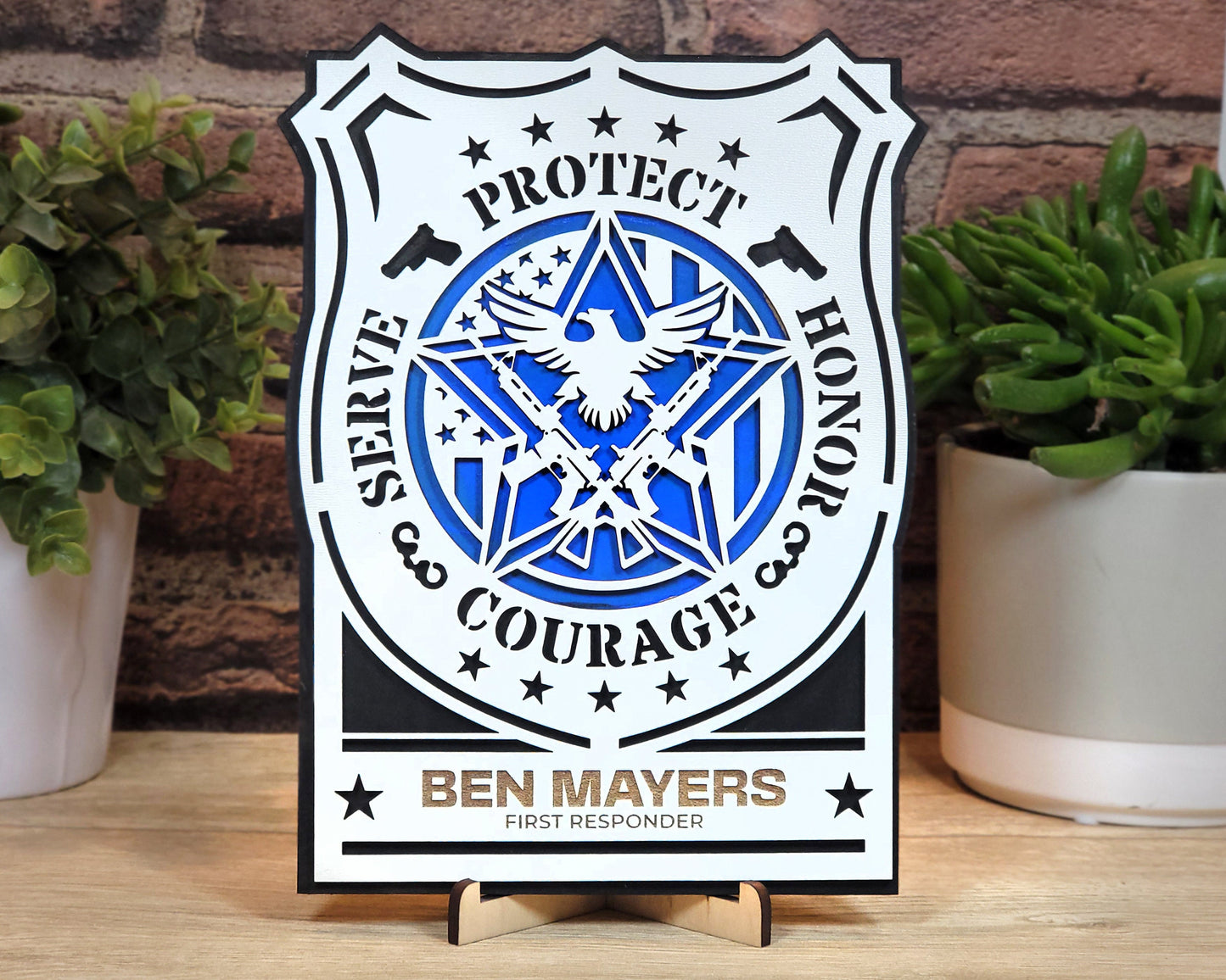 The Rescue Series Signage - Police - 24 Designs - SVG File Download - Sized for Glowforge