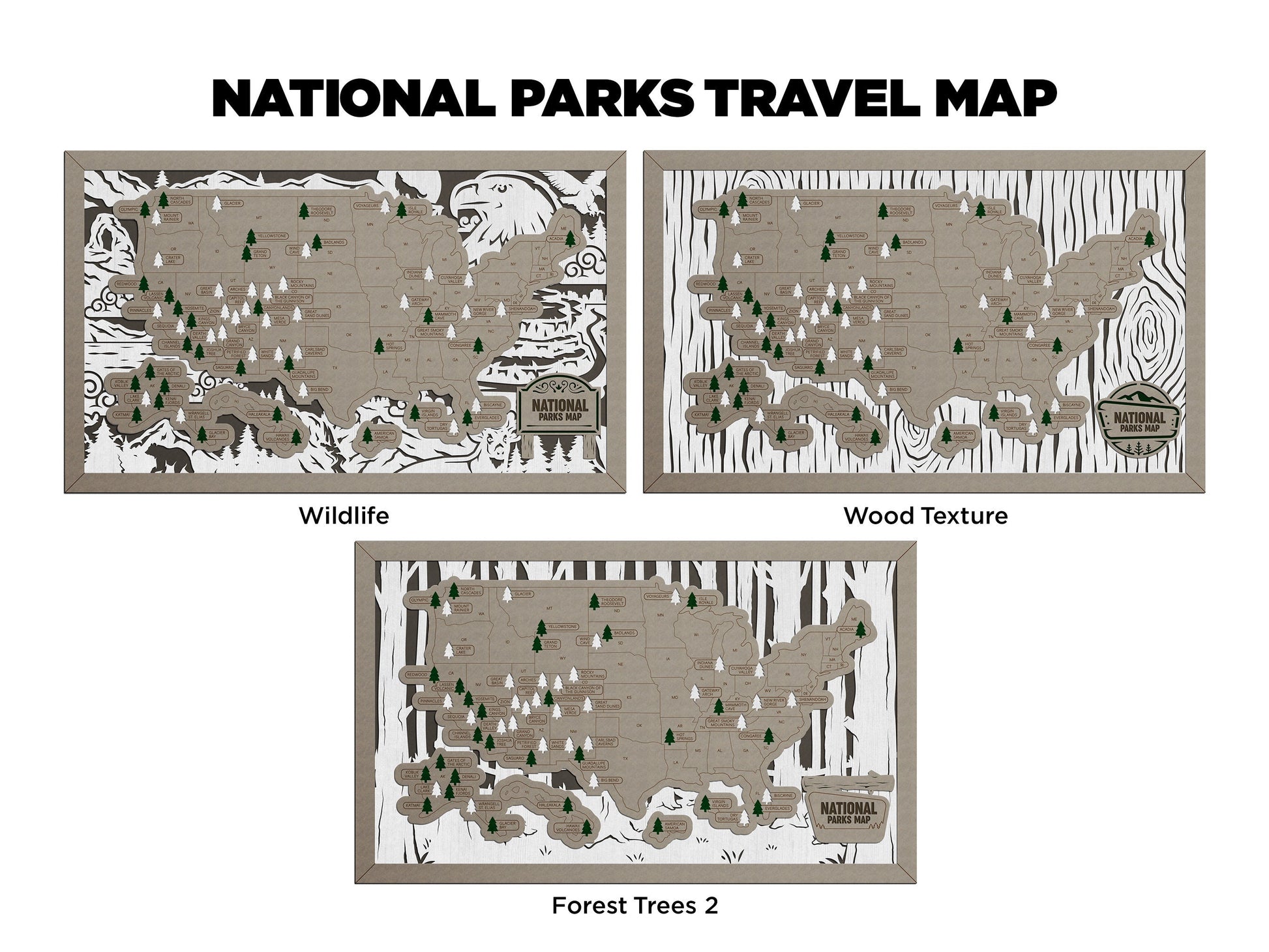 the-national-parks-travel-map-7-backgrounds-5-customizable-name-pl-homestyle-customs for Free Printable Map Of National Parks The National Parks Travel Map - 7 Backgrounds & 5 Customizable Name Pl – Homestyle Customs for Free Printable Map Of National Parks
