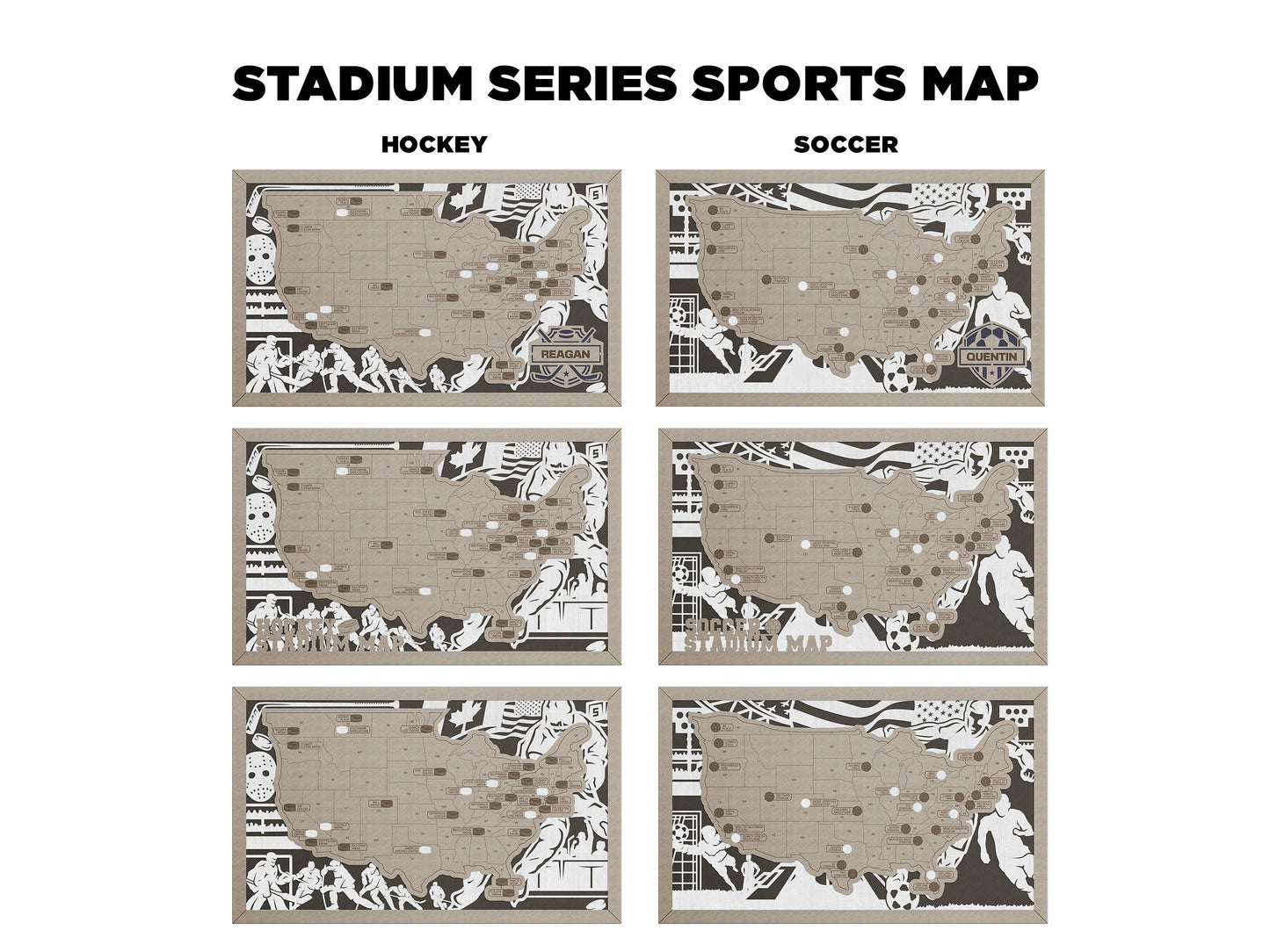 The Stadium Sports Maps - Stadium Trackers - SVG File Download - Sized for Glowforge