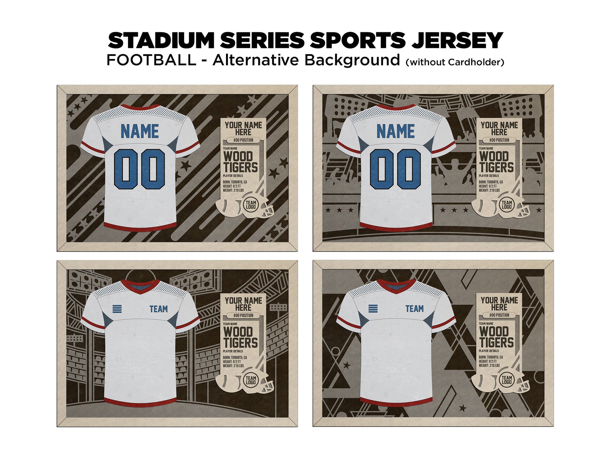 Personalized Stadium Series Jerseys Svg Graphic by laser cutiny · Creative  Fabrica