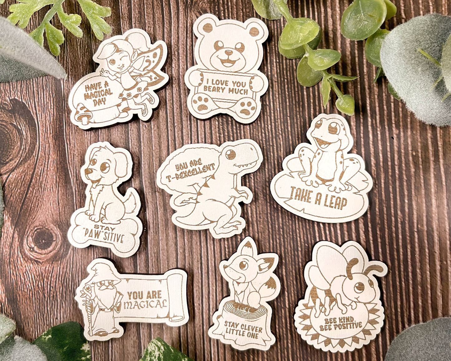 Itty Bitty Pocket Hugs and Positivity Tokens - 34 Original Designs Included - SVG File Download - Sized & Tested in Glowforge