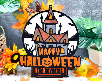 Halloween Door Hangers - 2 Designs with 6 Personalization Options - SVG File Download - Sized & Tested in Glowforge