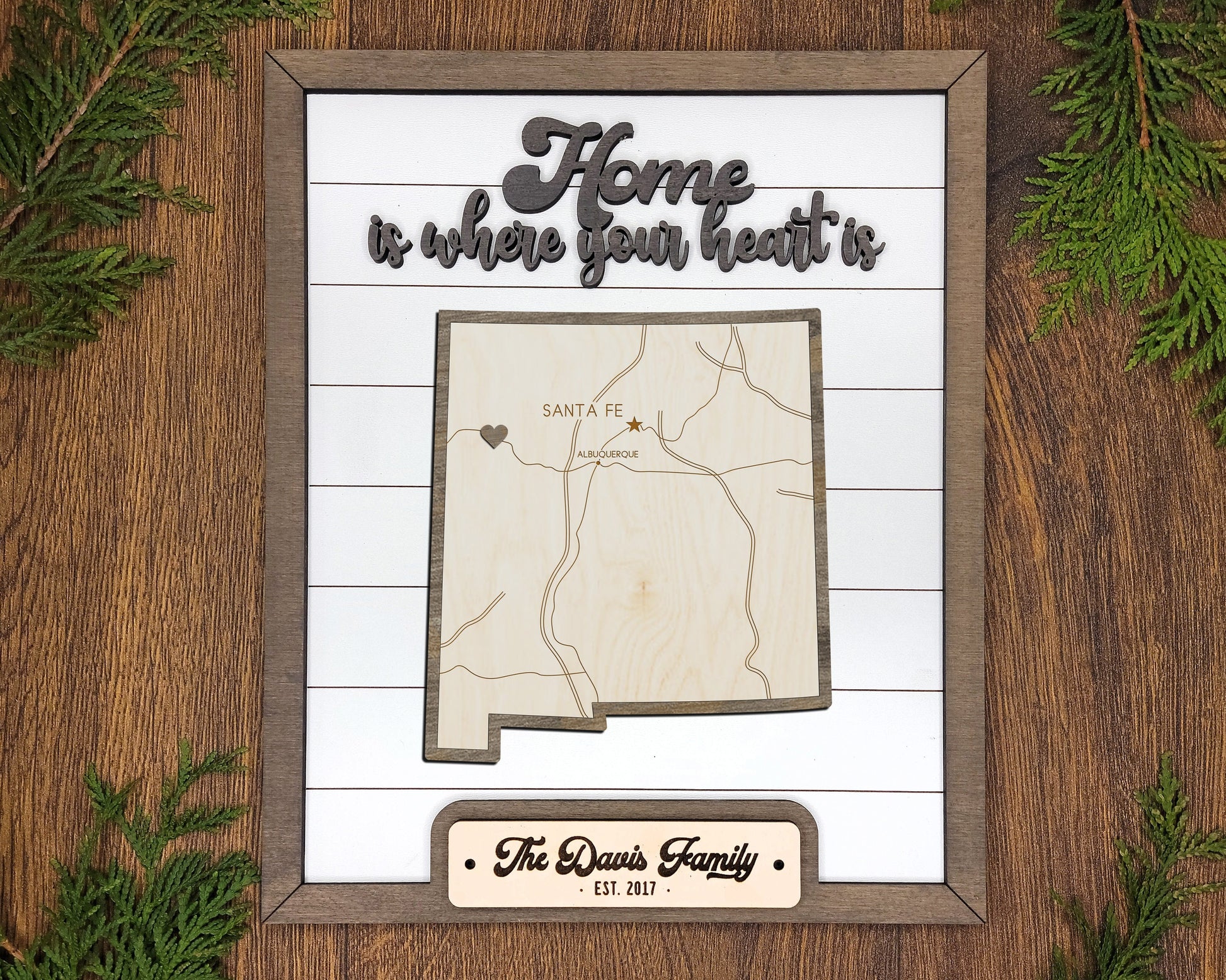 The New Mexico State Frame - 13 text options, 12 backgrounds, 25 icons Included - Make over 7,500 designs - Glowforge & Lightburn Tested