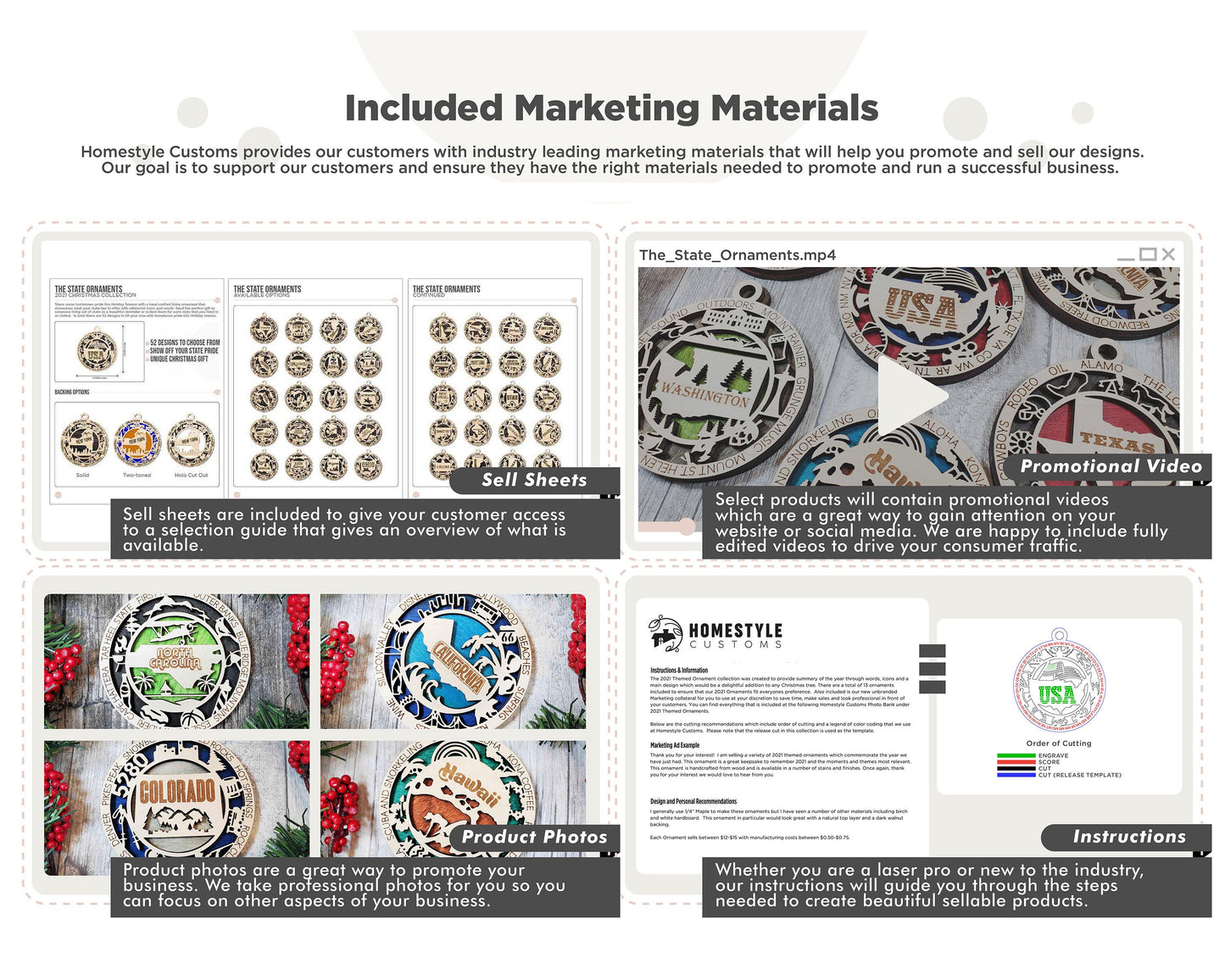 The Wyoming Frame - 13 text options, 12 backgrounds, 25 icons Included - Make over 7,500 designs - Glowforge & Lightburn Tested