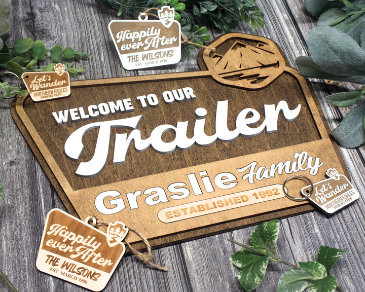 Everything Sign 3 Bundle - 28 Phrases, 22 Interchangeable Icons - Includes Ornaments, Keychains and Magnets -Tested on Glowforge & Lightburn