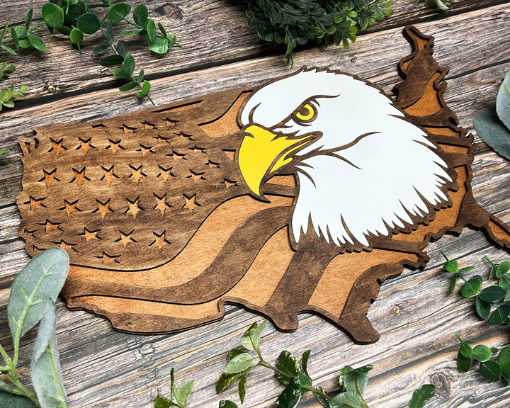 All American Bundle - Includes Signage and Ornaments - 6 designs and 9 Phrases Included - Tested on Glowforge & Lightburn