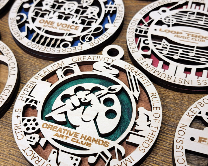 The Artful Ornament Collection - 6 Unique Designs in 4 Styles - Tested on Glowforge & Lightburn