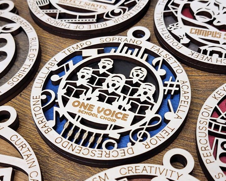 The Artful Ornament Collection - 6 Unique Designs in 4 Styles - Tested on Glowforge & Lightburn