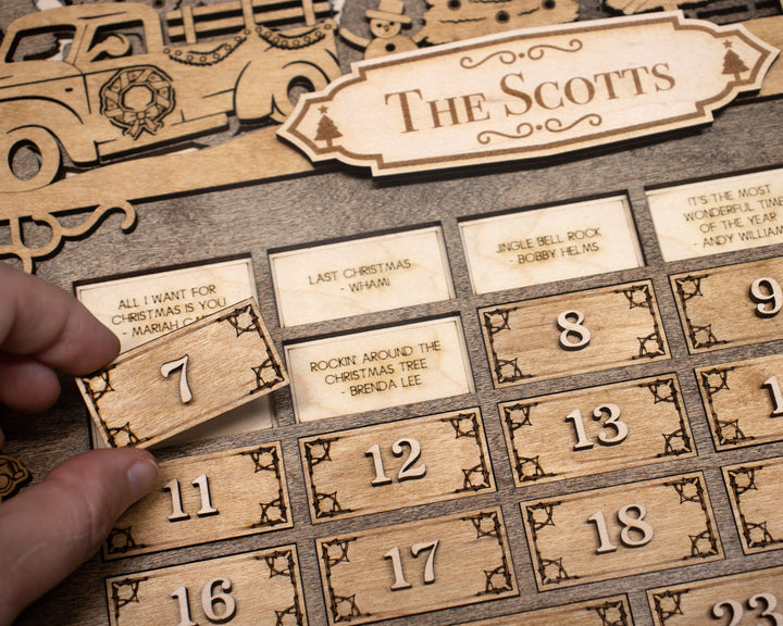 Advent Calendar Collection - 4 Main Themes - 6 Optional Activity Backers - Tested on Glowforge & Lightburn