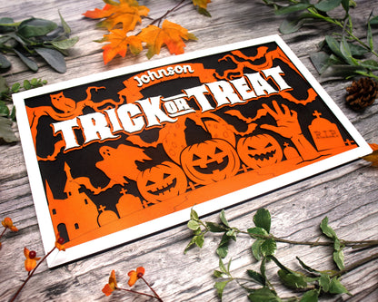 Spooktacular Halloween Signage - Includes 2 Customizable and Non Customizable Options - Tested on Glowforge & Lightburn