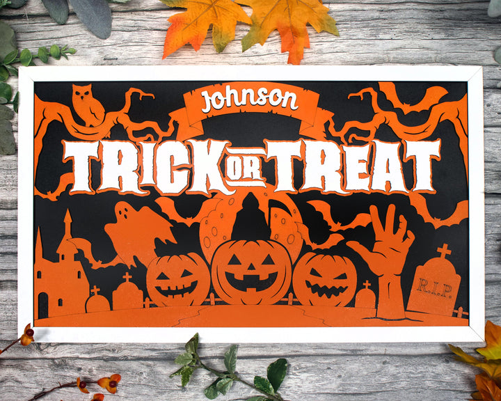 Spooktacular Halloween Signage - Includes 2 Customizable and Non Customizable Options - Tested on Glowforge & Lightburn