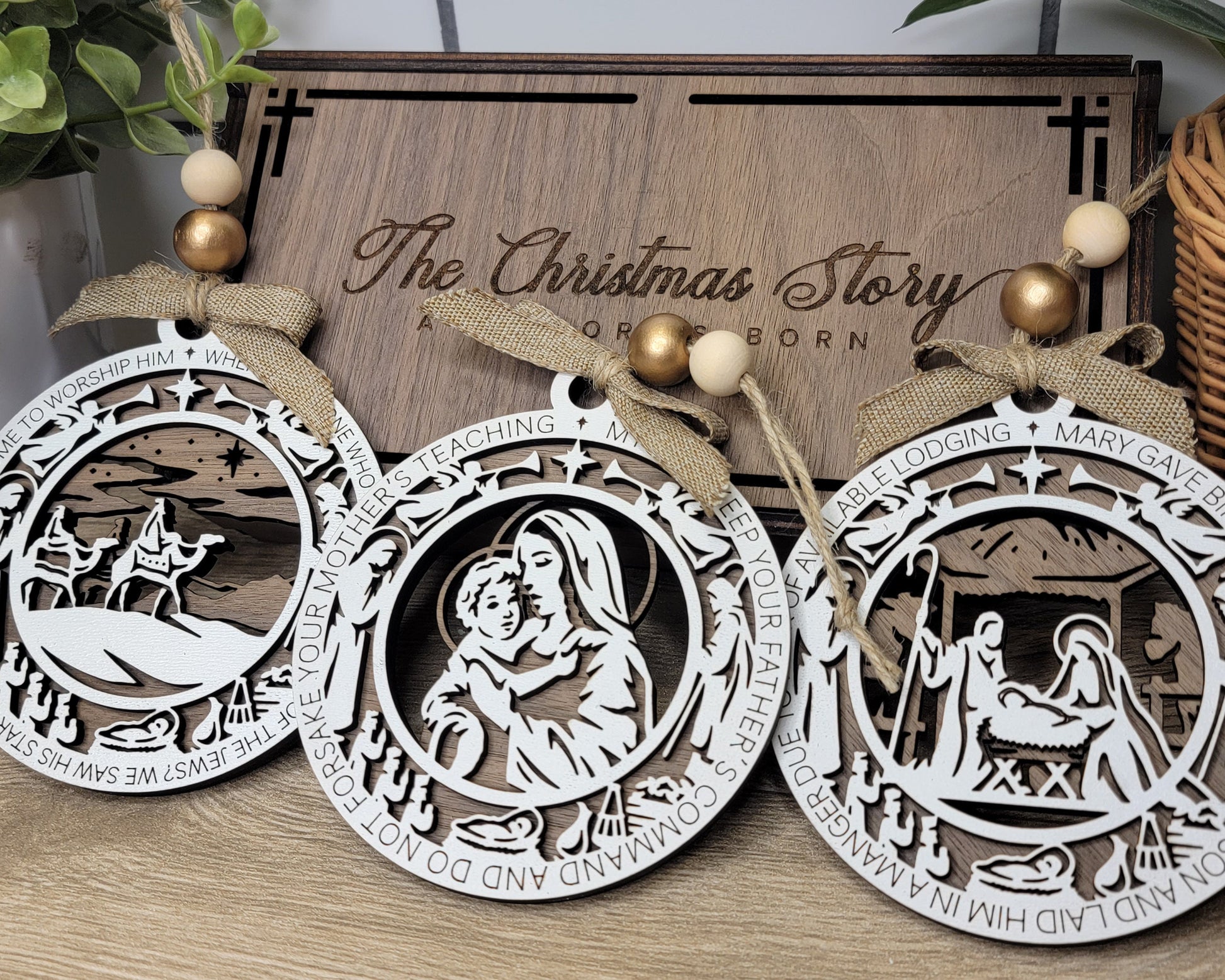 The Christmas Story Ornaments - 8 Unique Designs in 4 Styles