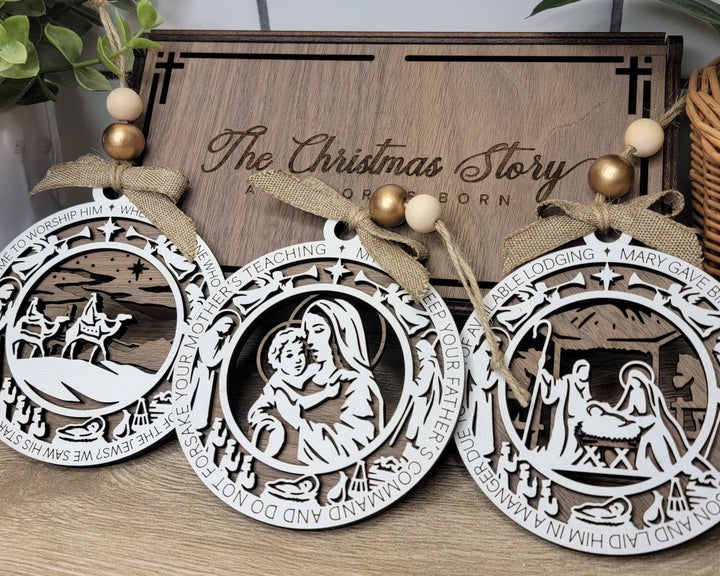 The Christmas Story Ornaments - 8 Unique Designs in 4 Styles - Tested on Glowforge & Lightburn