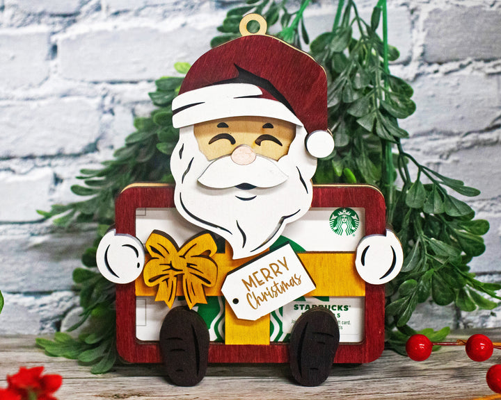 Holiday Gift Card Holder - 5 Unique Character Designs - Laser Designs SVG, PDF, AI File Download - Tested in Glowforge and Lightburn