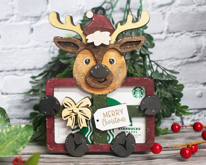 Holiday Gift Card Holder - 5 Unique Character Designs - Laser Designs SVG, PDF, AI File Download - Tested in Glowforge and Lightburn
