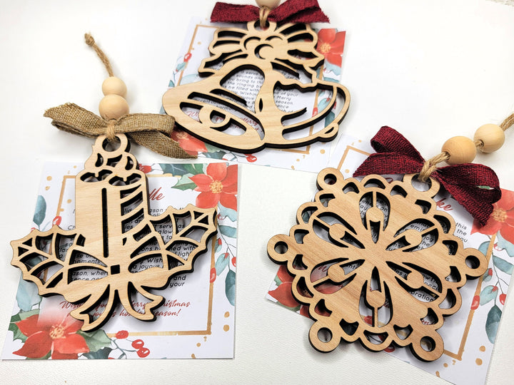 Holiday Symbol Collection - 15 Symbol Ornaments - 15 Prints - 2 Box Designs - SVG, PDF, AI File Download - Glowforge and Lightburn Tested