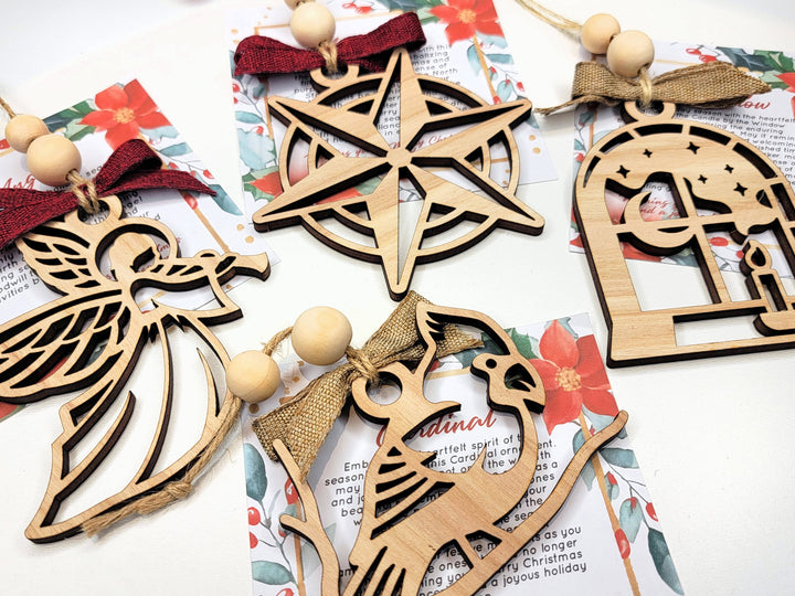 Holiday Symbol Collection - 15 Symbol Ornaments - 15 Prints - 2 Box Designs - SVG, PDF, AI File Download - Glowforge and Lightburn Tested