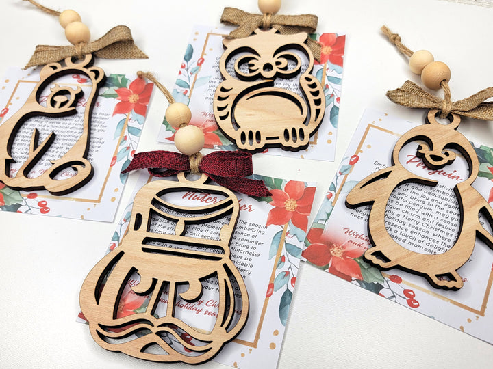 Holiday Symbol Collection - 15 Symbol Ornaments - 15 Prints - 2 Box Designs - SVG, PDF, AI File Download - Glowforge and Lightburn Tested