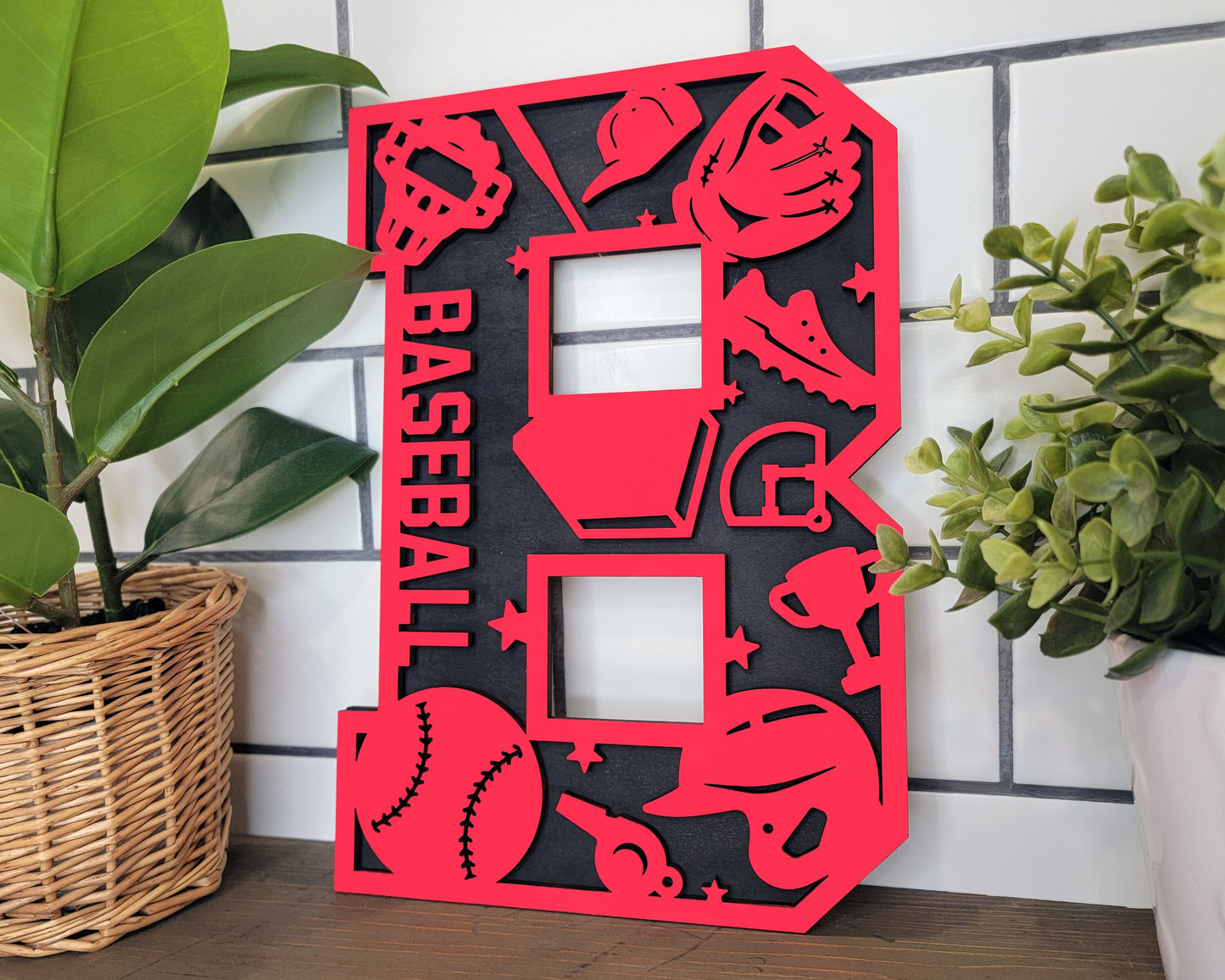 Stadium Series Letters and Numbers Bundle - Customizable and Non Customizable options included - Tested on Glowforge & Lightburn