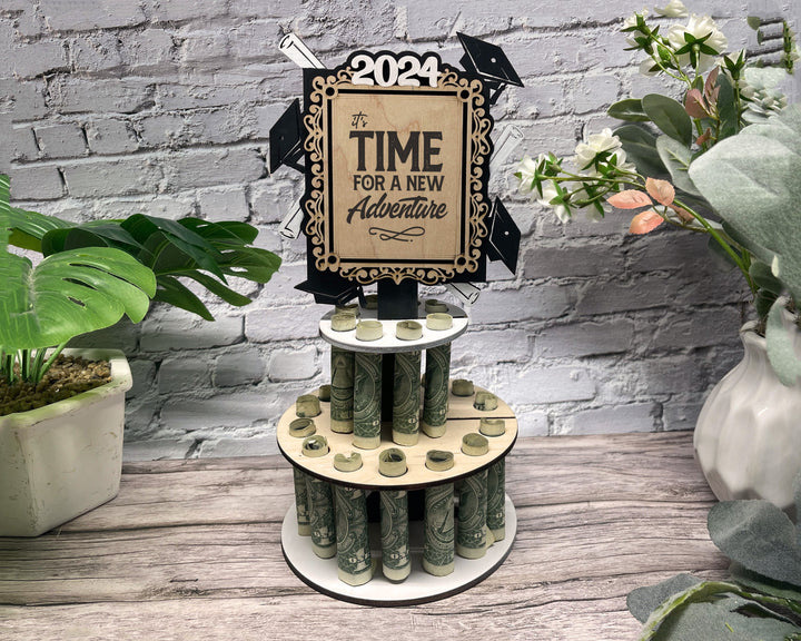 Graduation Money Cake Holders - Includes 6 Designs - Fits all Material thickness - Tested on Glowforge & Lightburn