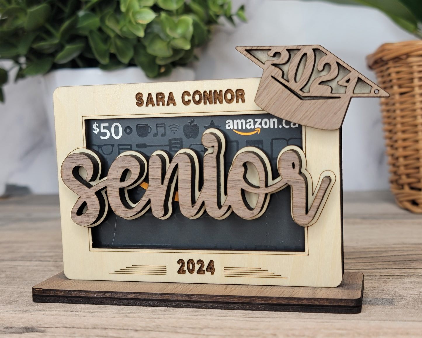 Graduation Gift Card Holders - Includes 5 Designs - Fits all Material Thickness - Tested on Glowforge & Lightburn