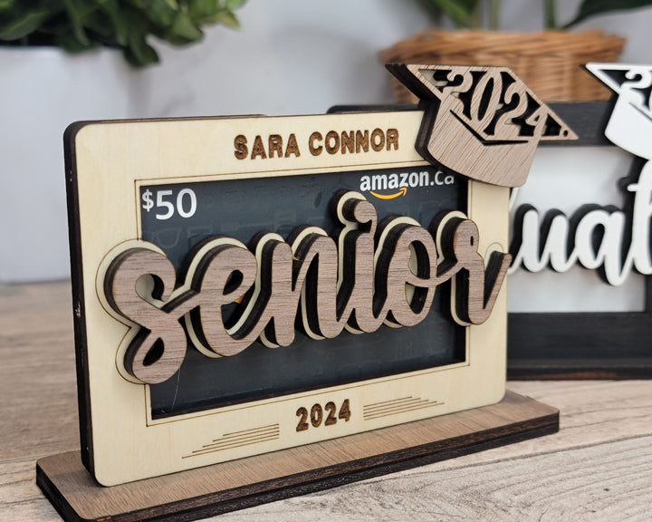 Graduation Gift Card Holders - Includes 5 Designs - Fits all Material Thickness - Tested on Glowforge & Lightburn